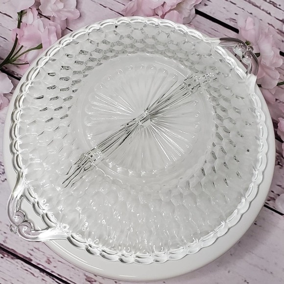 Crystal Divided Serving Dish - Picture 3 of 7